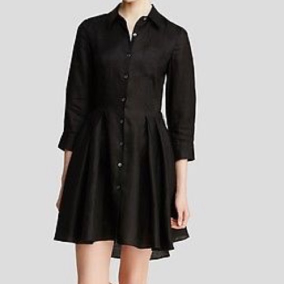 silk button down dress